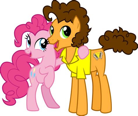 We weren't sure how to report on this one since it seems like Big Jim and Josh Haber are kinda in-between on it, but apparently Pinkie and Cheese Sandwich's foal "Li'l Cheese" is actually a colt. . Pinkie pie and cheese sandwich